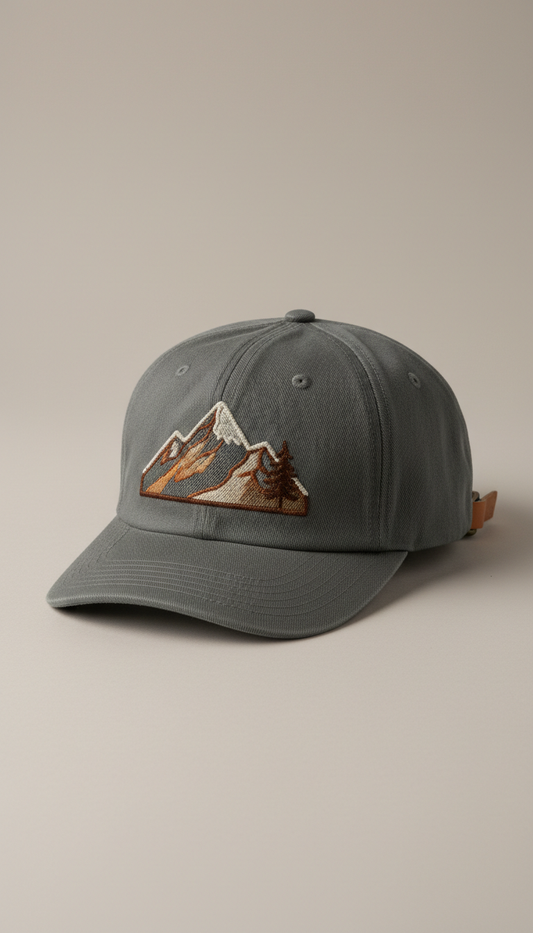 Custom Embroidered Mountain Cap