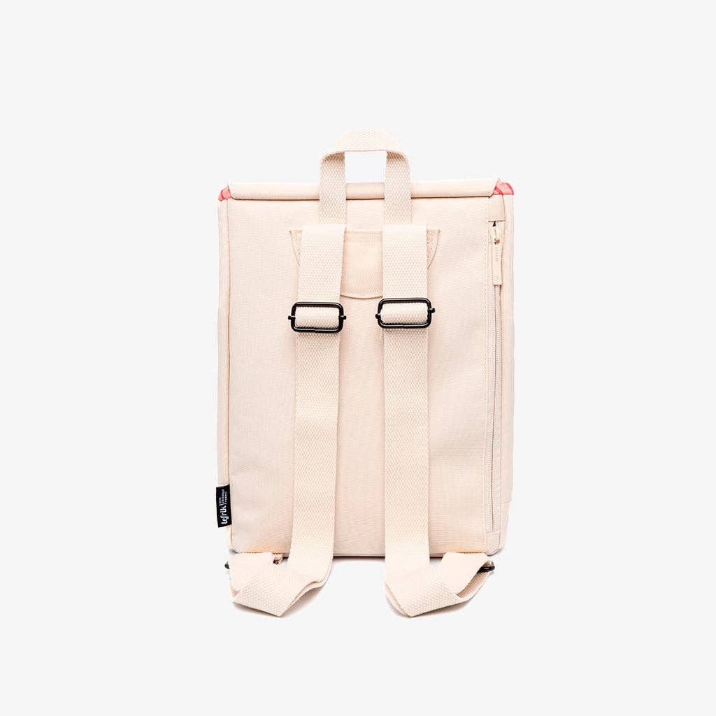 Lefrik - Scout Mini Stripes Ecru Backpack