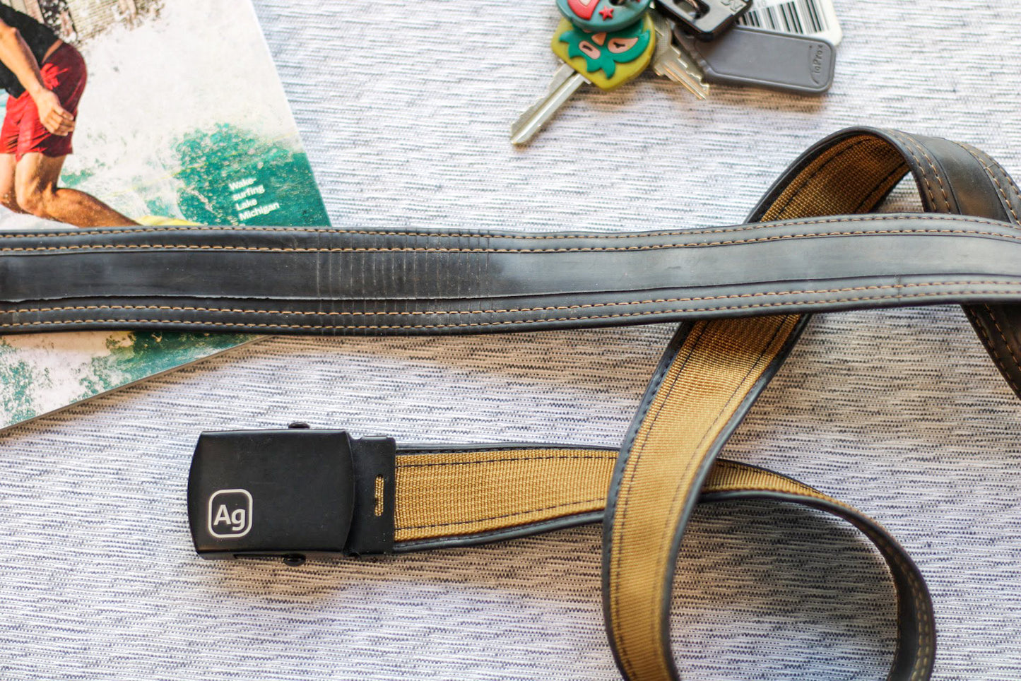 Alchemy Goods Reversable Innertube Belt - Brown