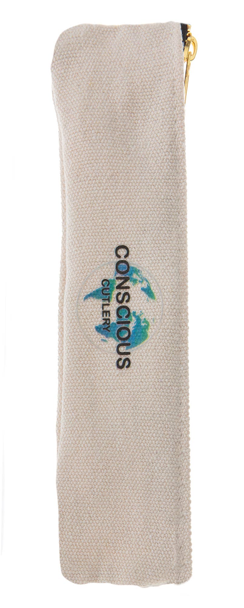 Conscious Cutlery - 7 Piece Travel Cutlery Set With Hemp Pouch Plastic Sucks