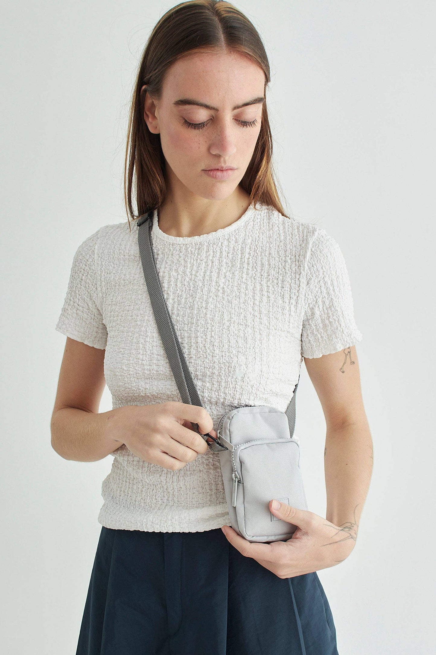 Lefrik - Amsterdam Cool Grey Shoulder Bag