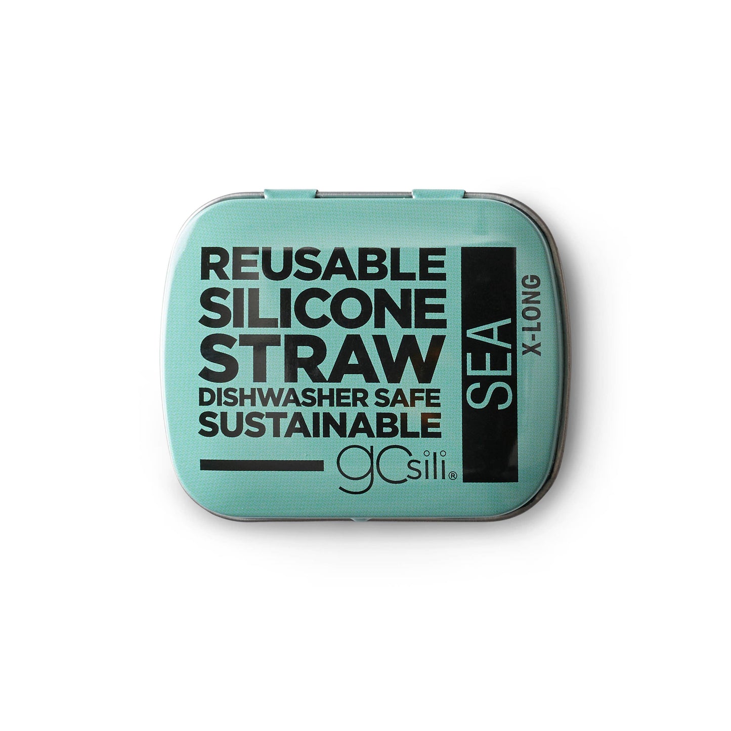 GoSili® Reusable Straw In Case - X-Long