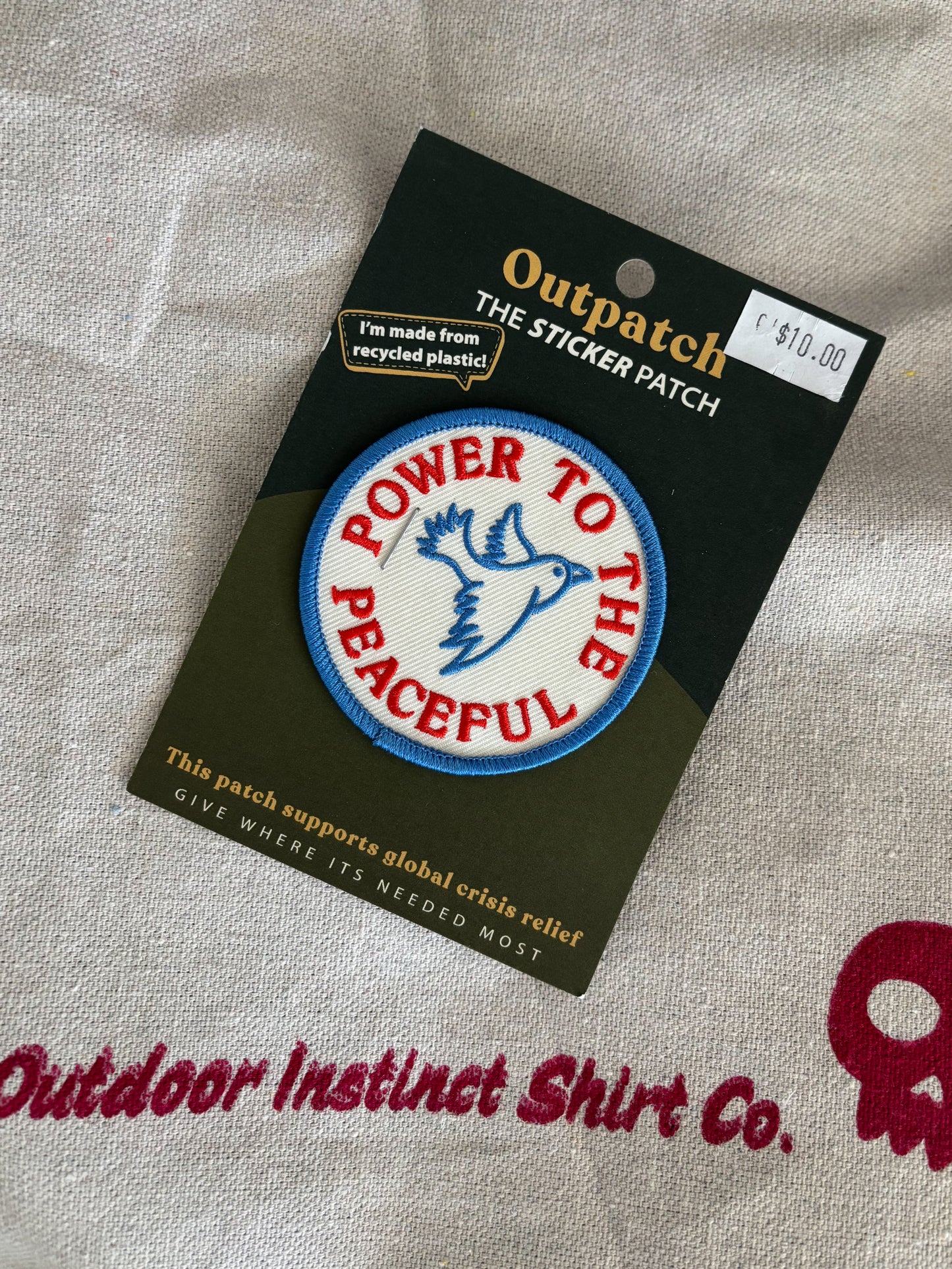 Outpatch Stick To Anything Patches Power To The Peaceful