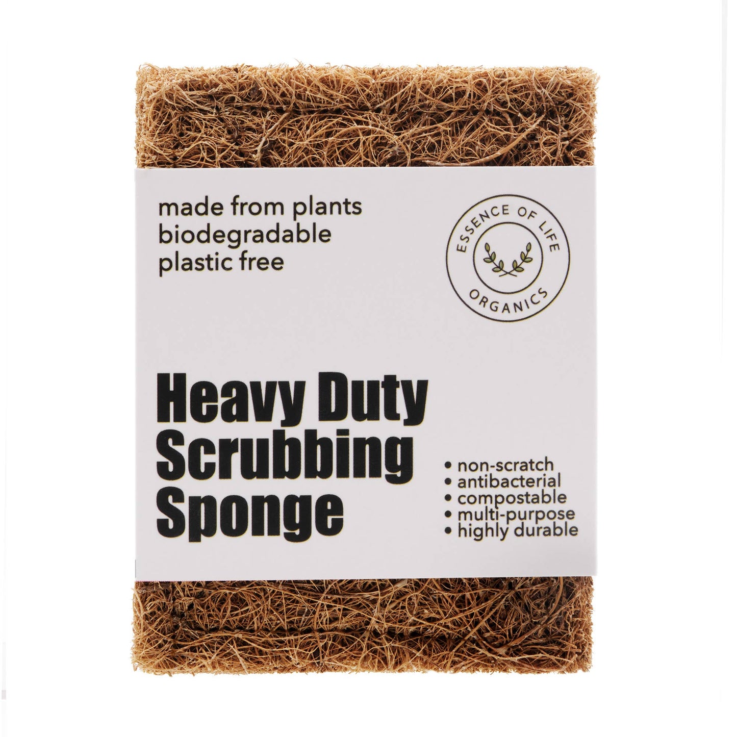 100% Plant-Based Heavy Duty Scrubbing Sponge