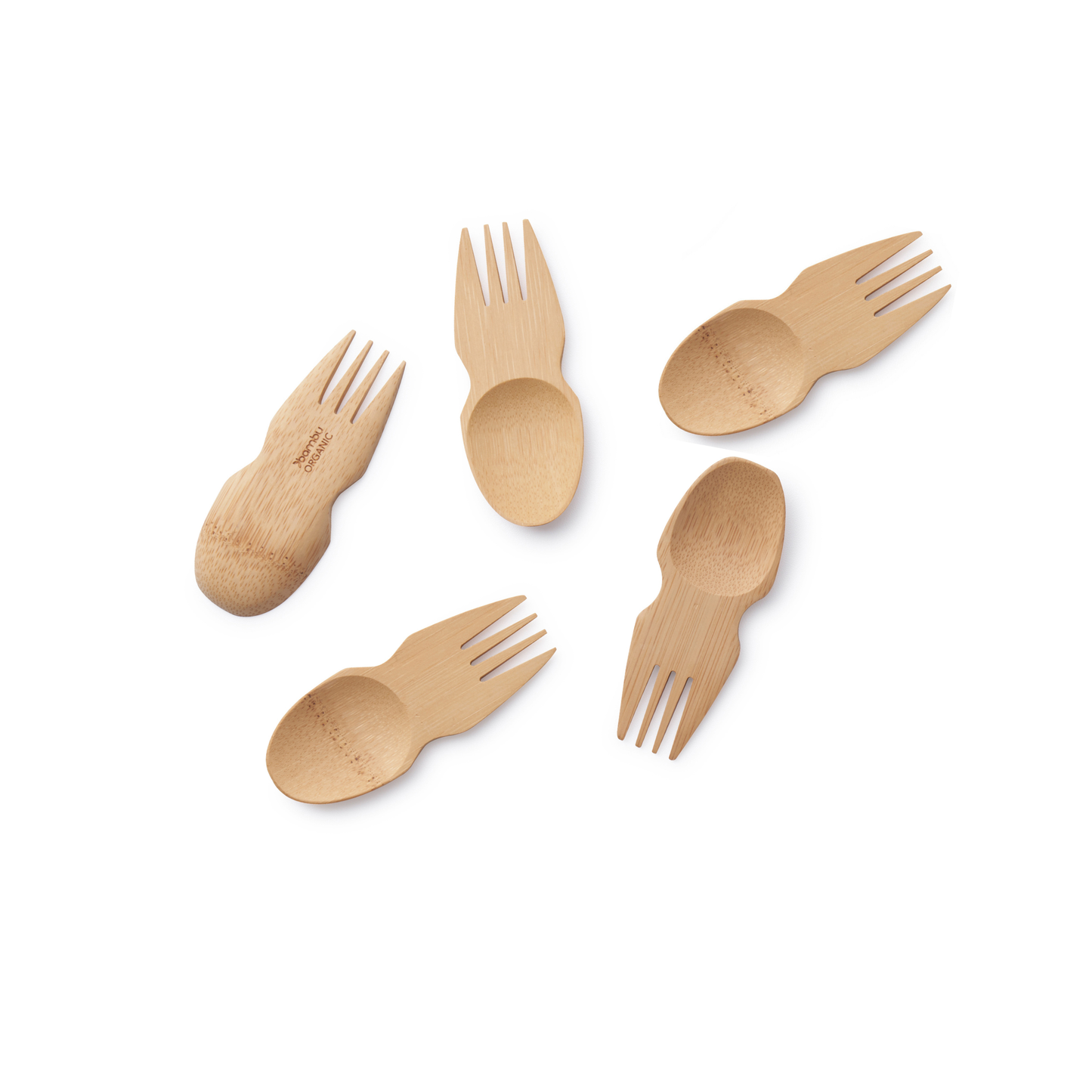 Bamboo Sporks in Display Unit